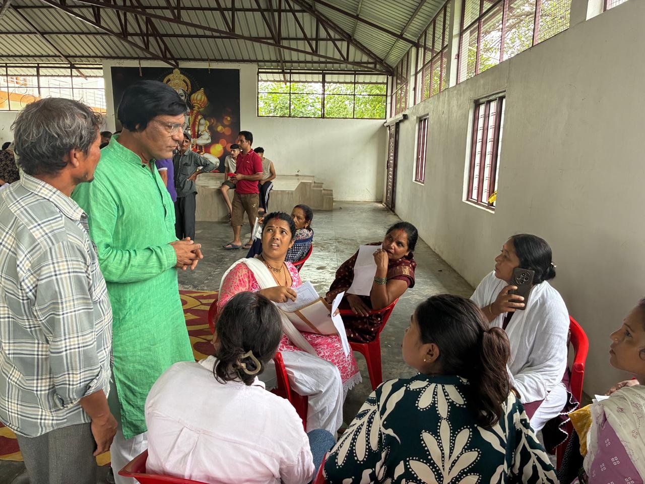 विकासनगर जनसंपर्क पदयात्रा